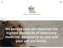 Tablet Screenshot of 360petmedical.com